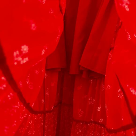 Altar'd State Women's XS Skirt Fleur Floral Maxi Red and Ivory NWT's $74 - Picture 12 of 16